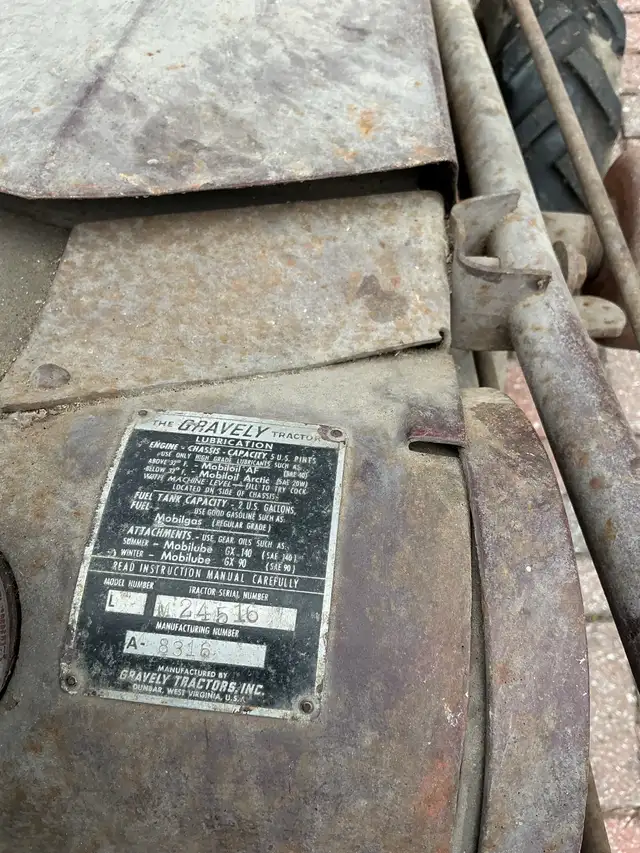 tracteur gravely des annees 1950 , 60 - Photo 2