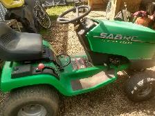 Assorted lawn tractors STRIPPED FOR PARTS!