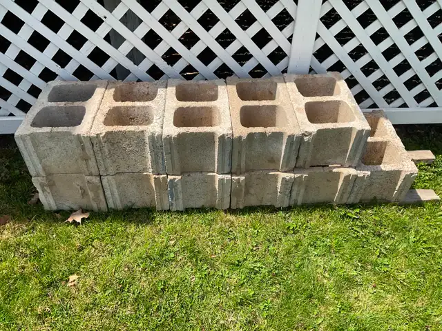 cinder blocks