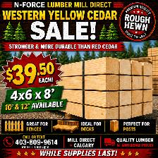 Western Yellow Cedar 4x6 — A Premium Upgrade To Red Cedar