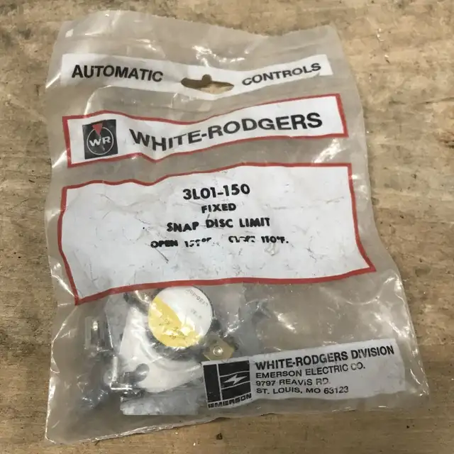 1 PROTECTION THERMIQUE 150-40F NEUF NEW WHITE RODGERS 3L01-150 - Photo 2