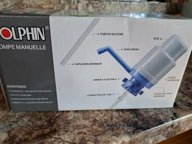 Pompe manuelle pour bouteille d’eau - Photo 3