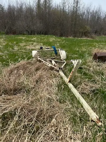 free boat trailer broken frame  near Lions Head