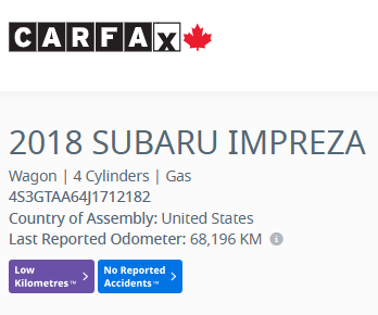 2018 Subaru Impreza 5 SPEED! 69963 KMS! CLEAN CARFAX/CERTIFIED! - Photo 2