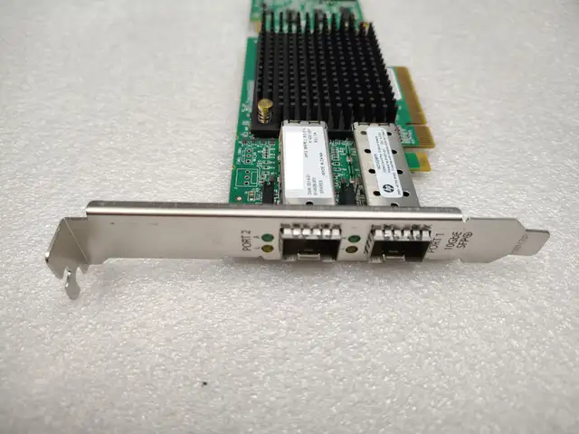 HP NC552SFP 2-Port 10G SFP  FP Adapter 614201-001 614506-001 - Photo 4