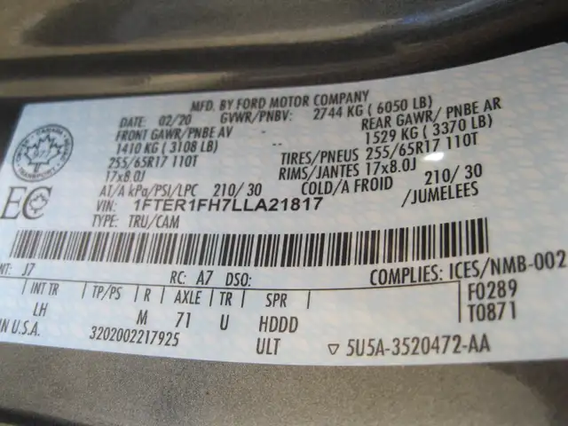 AUCTION - 2020 FORD RANGER XLT -ONLINE- SATURDAY, MAY 30 - 8 AM - Photo 10