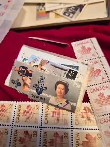 Variou old stamps an old postcard stamps unused great collection - Photo 2
