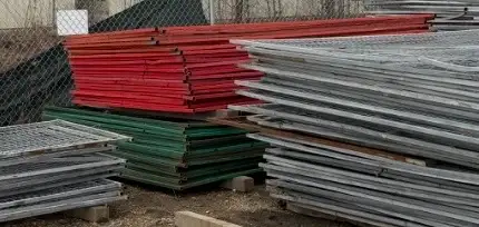 HEAVILY DISCOUNTED - 6' and 8' high temporary fence panels