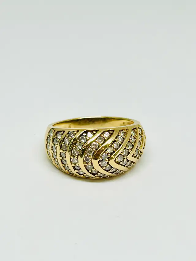 Dome cocktail Diamond Ring