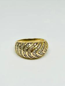 Dome cocktail Diamond Ring