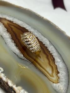 Dome cocktail Diamond Ring - Photo 4