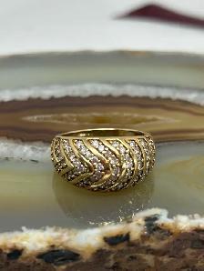 Dome cocktail Diamond Ring - Photo 7