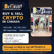 USDT to CAD Hamilton | Buy & Sell Crypto | BitTrust