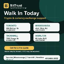 USDT to CAD Hamilton | Buy & Sell Crypto | BitTrust - Photo 2