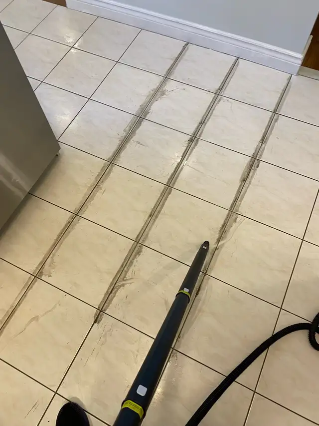 Kitchen Floor Tile and Grout Cleaned $150