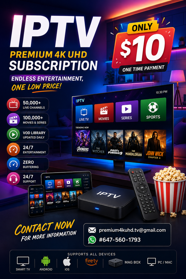 MOST_STABLE_4K_IP.TV_SETUP!