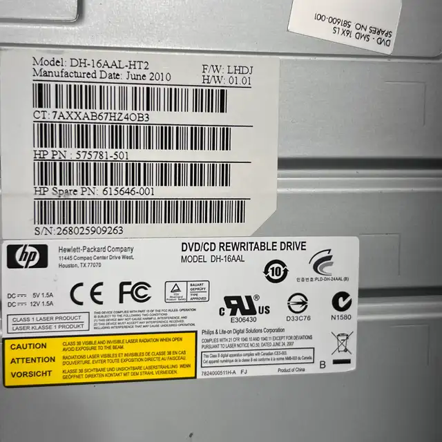 HP DVD cd light scribe  Drives - Photo 3