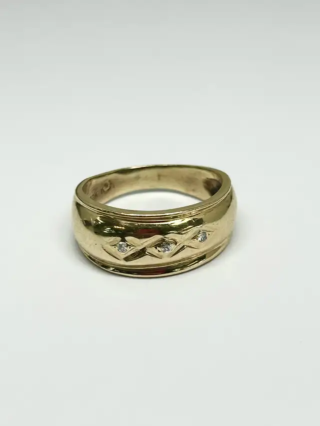 Trilogy Single Set Diamond Band