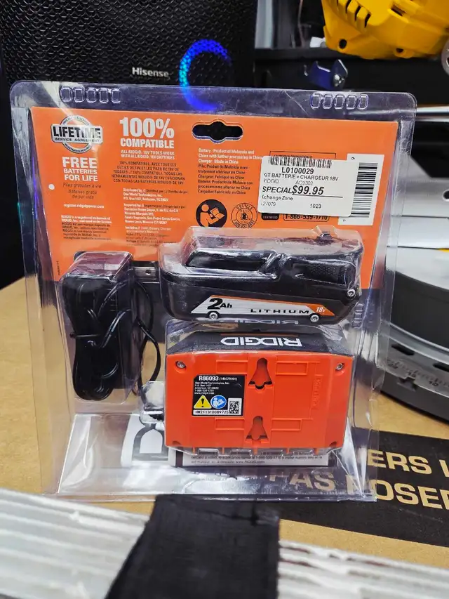 Kit batterie   chargeur 18V