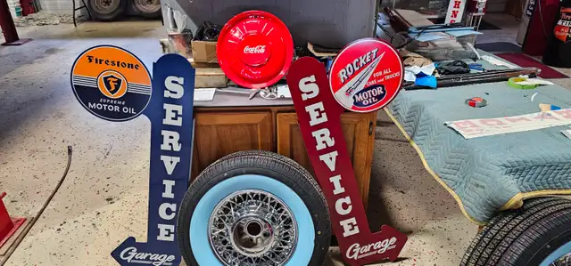 Custom flange signs