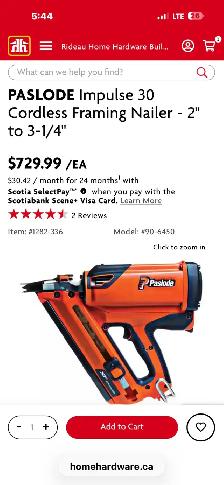 paslode framing nailer