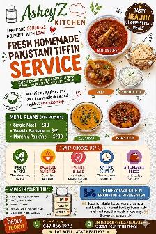 Ashey’Z kitchen and tiffin service
