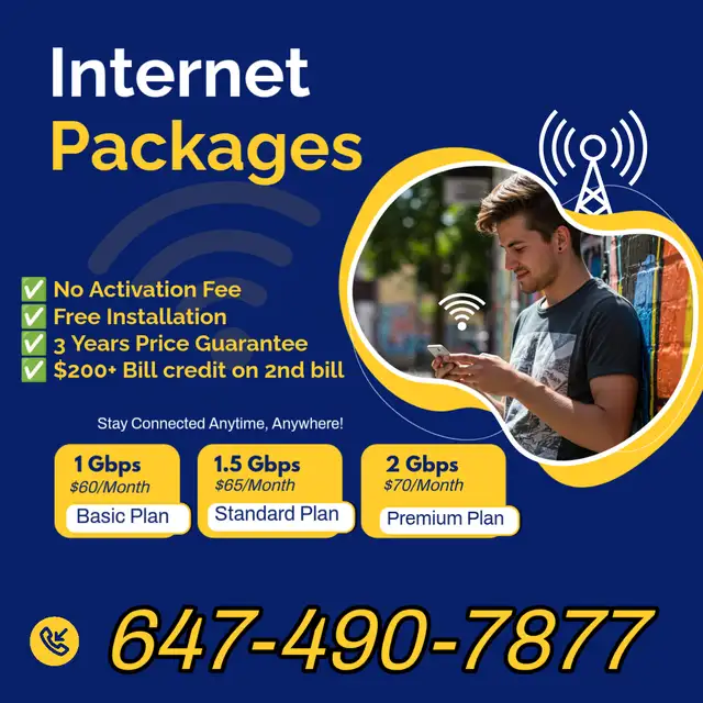 High Speed Internet Totally Free Installation _ Free Credit
