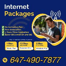 High Speed Internet Totally Free Installation _ Free Credit