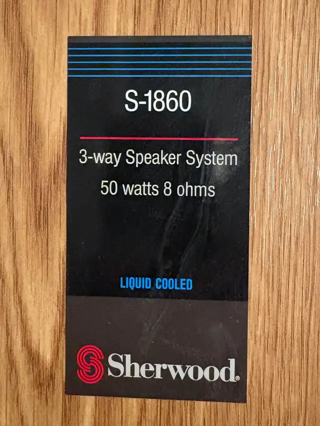 Sherwood S1860 speakers - Photo 4