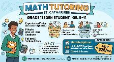 Math Tutor –  Gr. 5–11 | St. Catharines