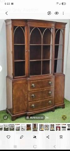 mahogany china cabinet