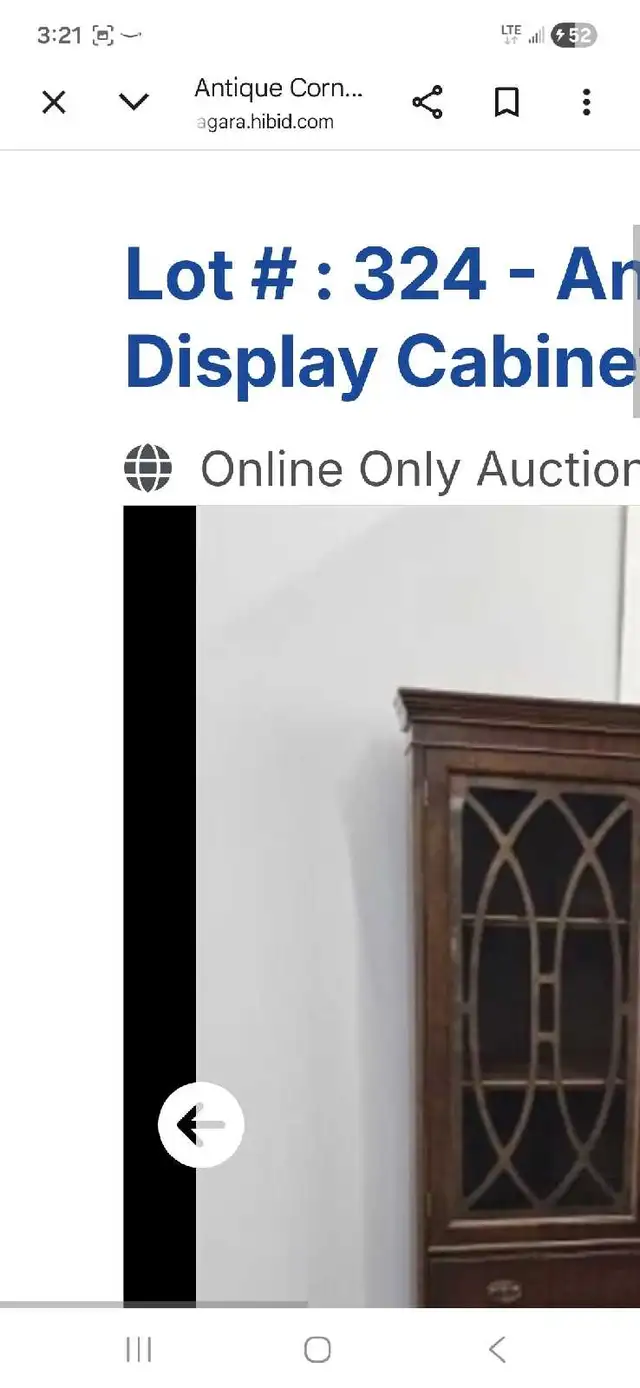 antique corner cabinet