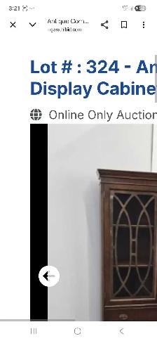 antique corner cabinet