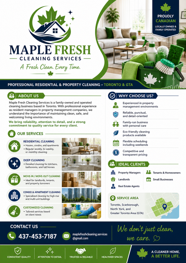 Affordable Family Cleaning | Scarborough & West Hill - Photo 2