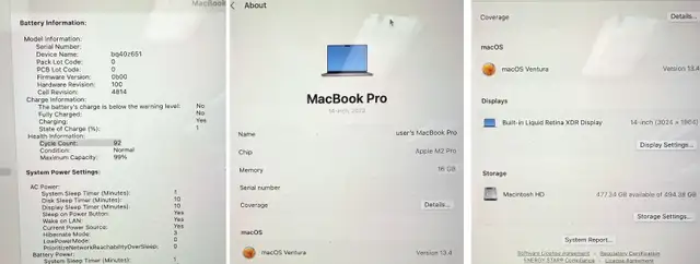 Apple MacBook Pro 14' 2023 M2 Pro 16GB RAM 512GB SSD - $1349 - Photo 10