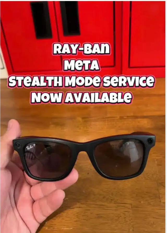 META GLASSES LED REMOVAL SERVICE