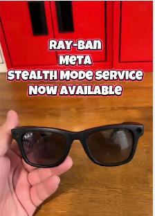 META GLASSES LED REMOVAL SERVICE