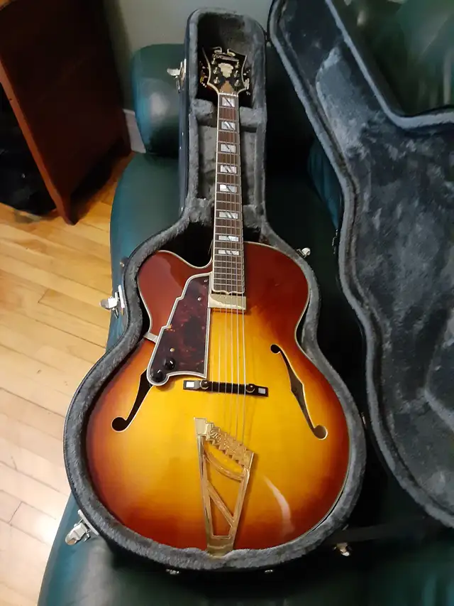 Lefthanded D'ANGELICO archtop jazz guitar - Photo 2