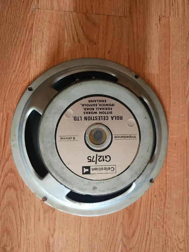 Vintage celestion G12/75 guitar speaker