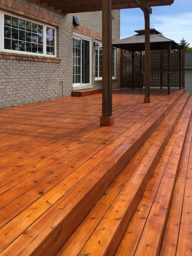 Deck Refinishing- Sand and Stain - Photo 2