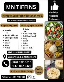 Tiffin services available in calgary and chestermere