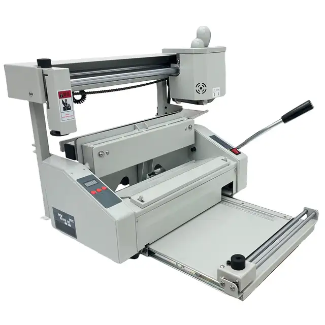 A4 Manual Hot Glue Book Binder 110V Indenting Function 026056 - Photo 3