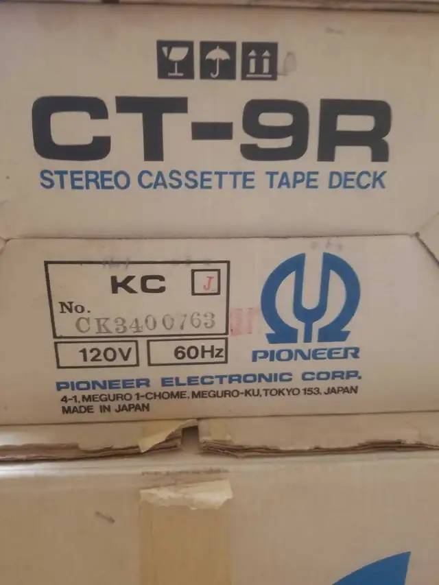 Pioneer CT 9R cassette player