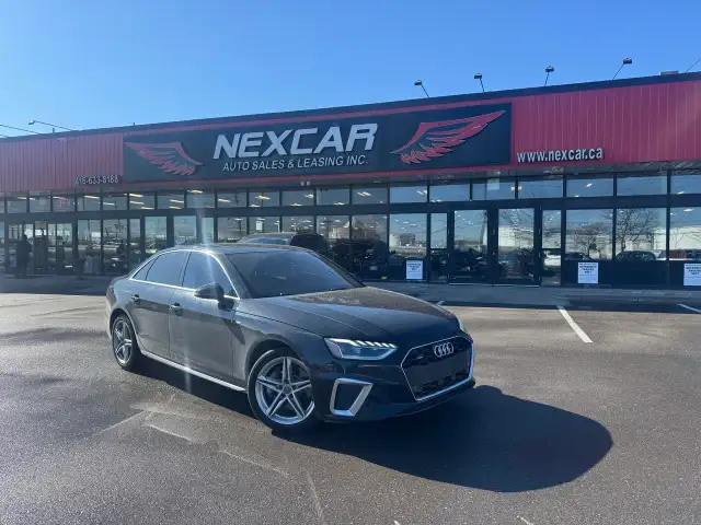 2020 Audi A4 PROGRESSIV S-LINE AWD LEATHER PAN/ROOF NAV B/SPOT