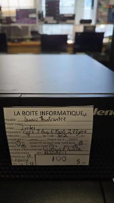 PC Lenovo ThinkCentre SSD 512Go 4Go Ram DVD DP Win11 Legacy