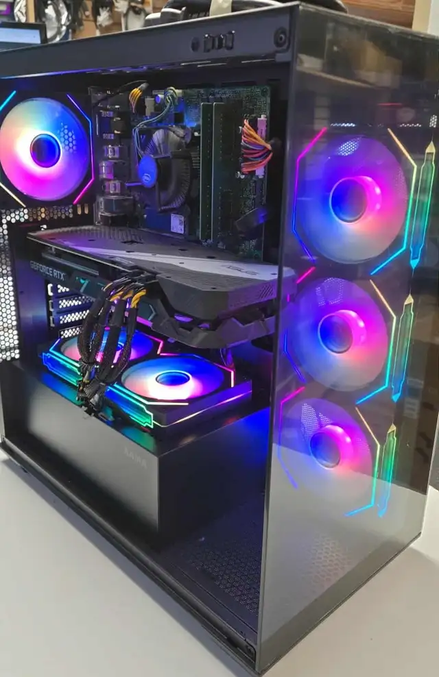 PC GAMING i7-9700F RTX 3070 32GB DDR4 500GB NVMe HDD 500GB WiFi
