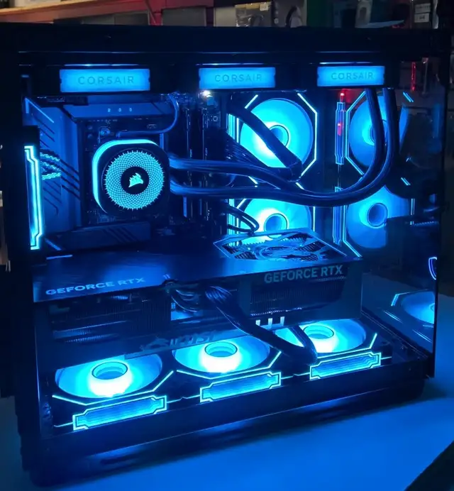 PC GAMING NEUF RTX5090 Ryzen 7 9800X3D 64GB DDR5 2TB NVMe - Photo 2