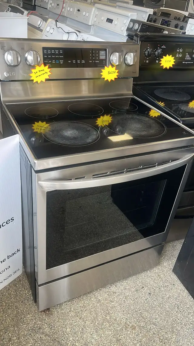 Lg 30' Glass Top Convection Stove Fully Tested 30-DayWarranty - Photo 2
