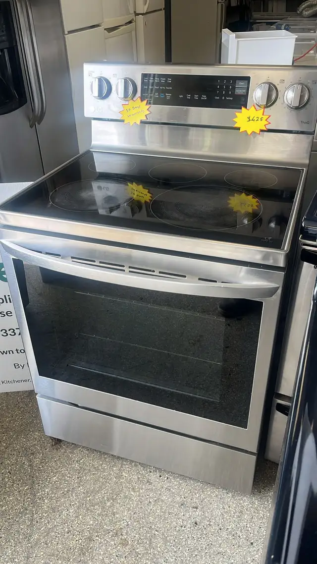 Lg 30' Glass Top Convection Stove Fully Tested 30-DayWarranty - Photo 3