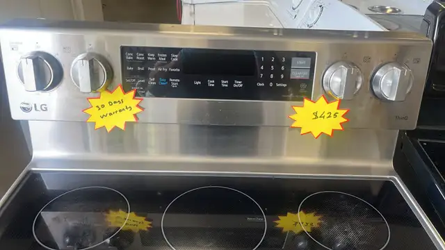 Lg 30' Glass Top Convection Stove Fully Tested 30-DayWarranty - Photo 4